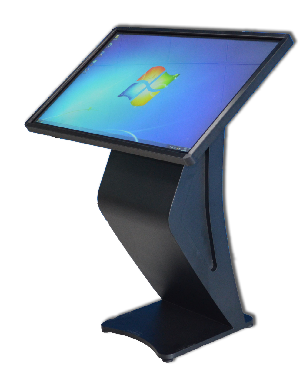 43" Touch LED Computer Table - Black