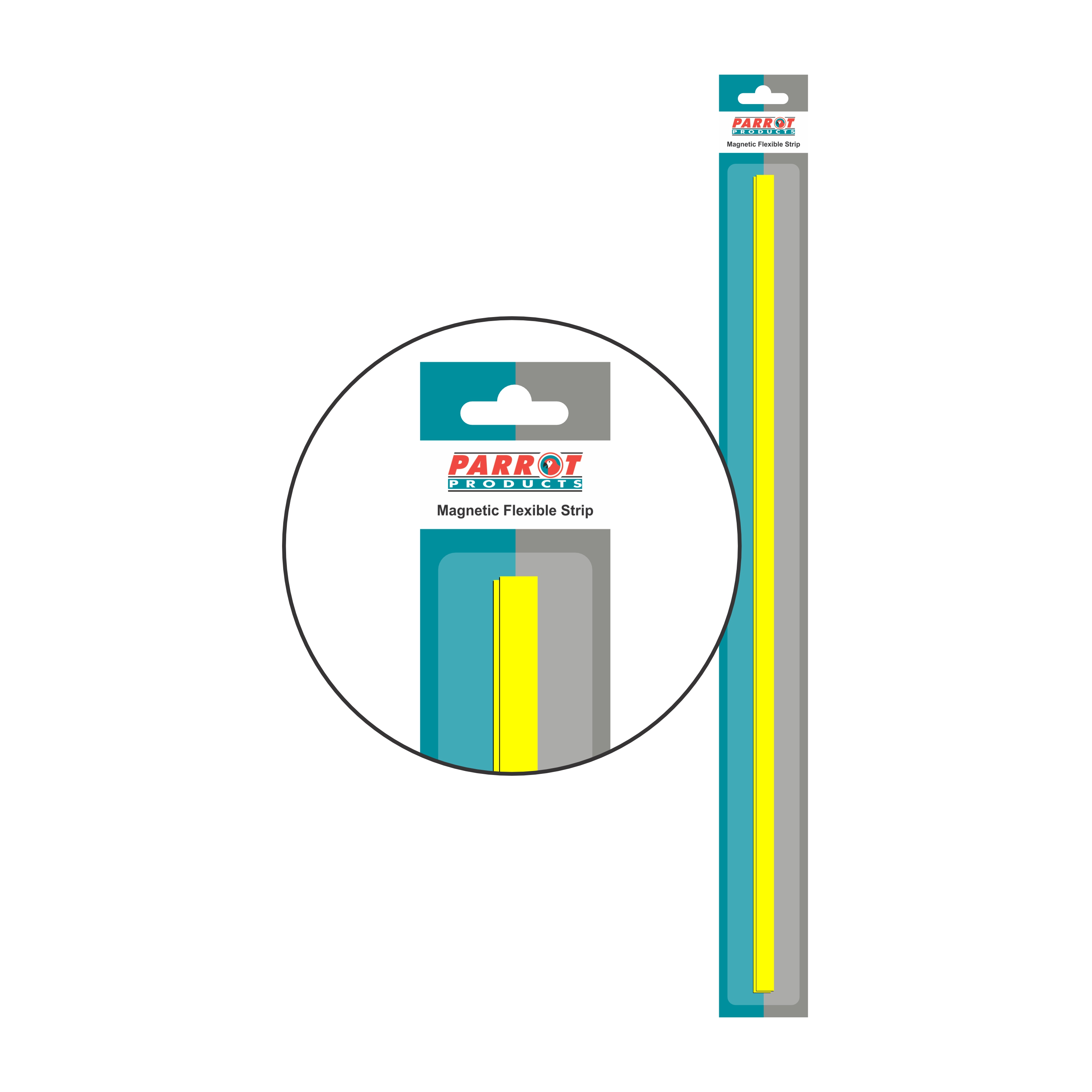Magnetic Flexible Strip (1000*10mm - Yellow)