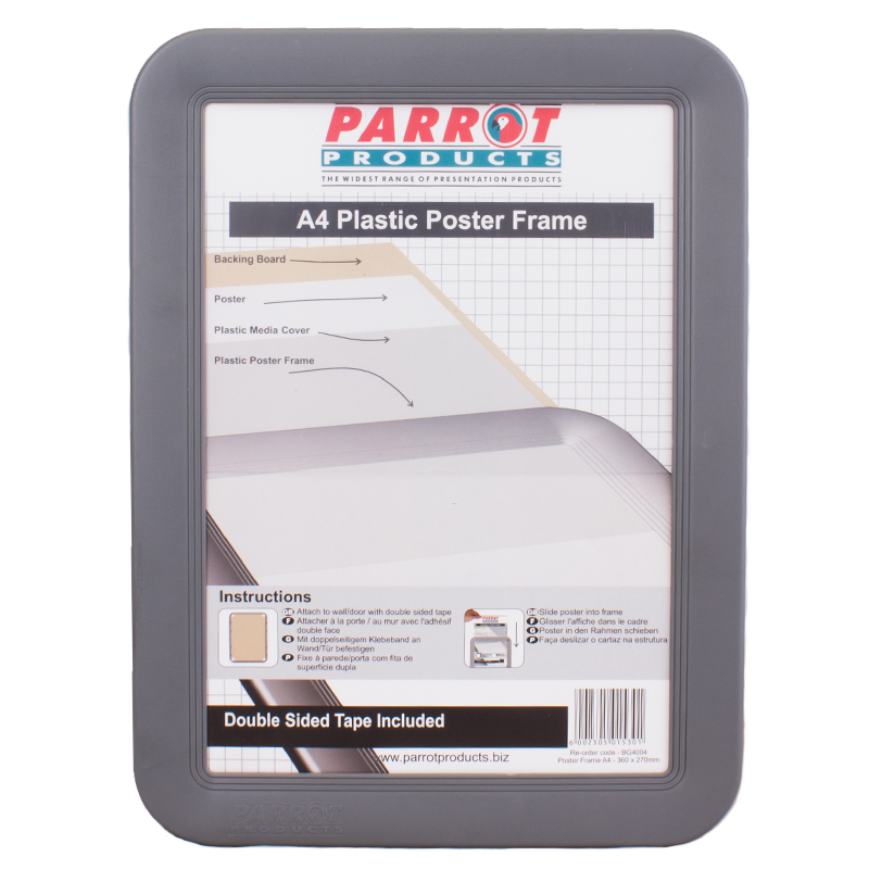 Poster Frame (A4 - Slide In - Plastic Frame)