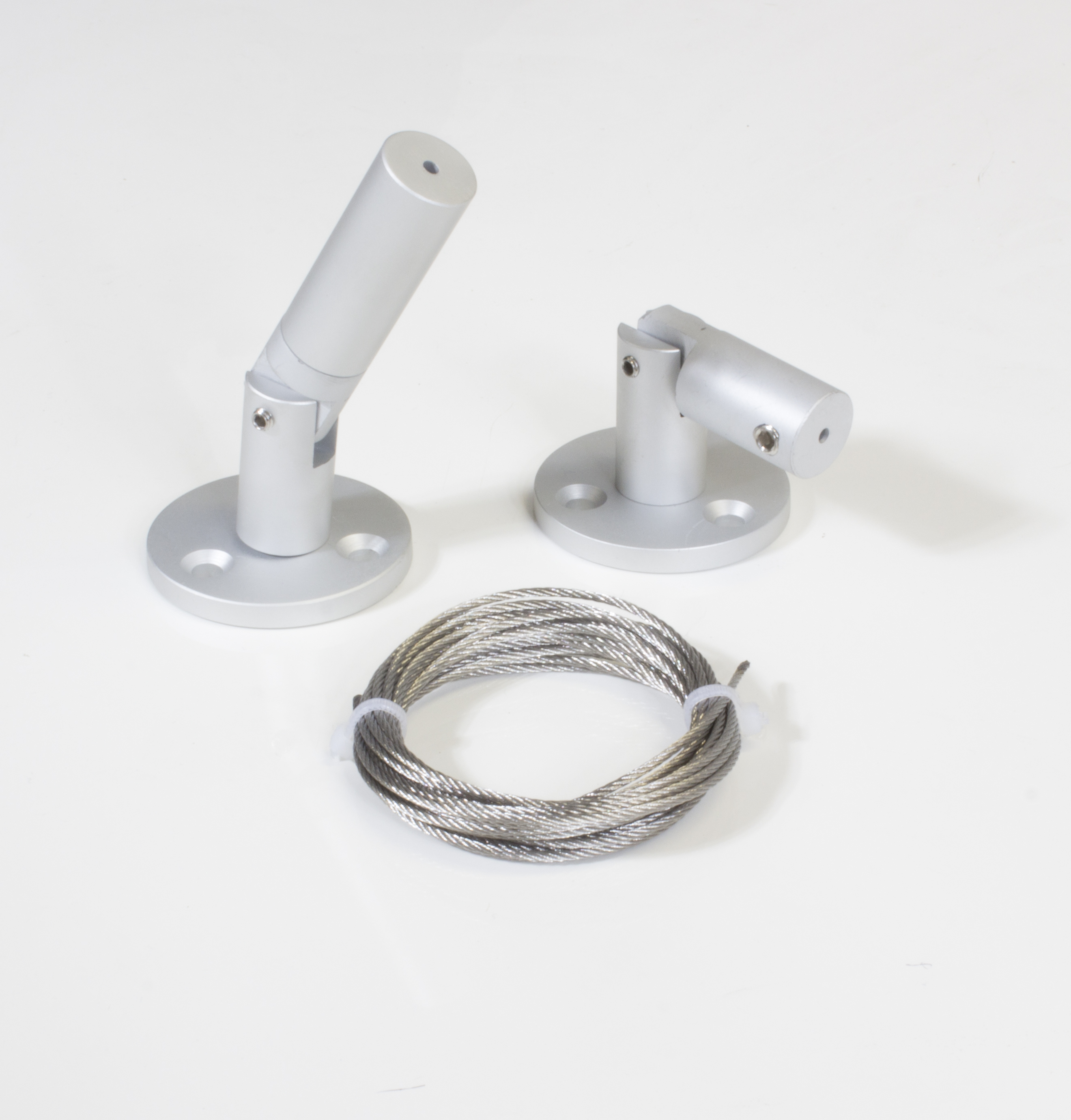 Aluminium Cable Wall Fixture Set