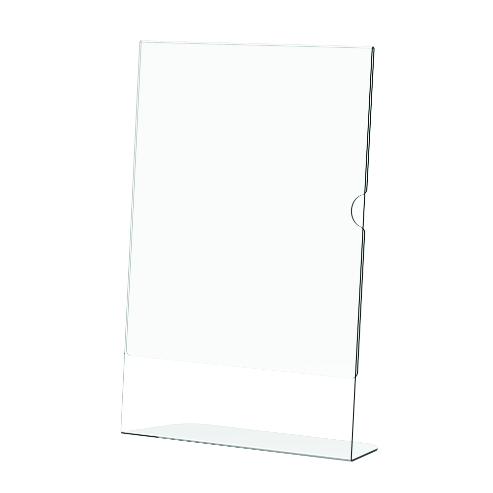 Acrylic Menu Holder - Single Sided - A6 Portrait - Box 5