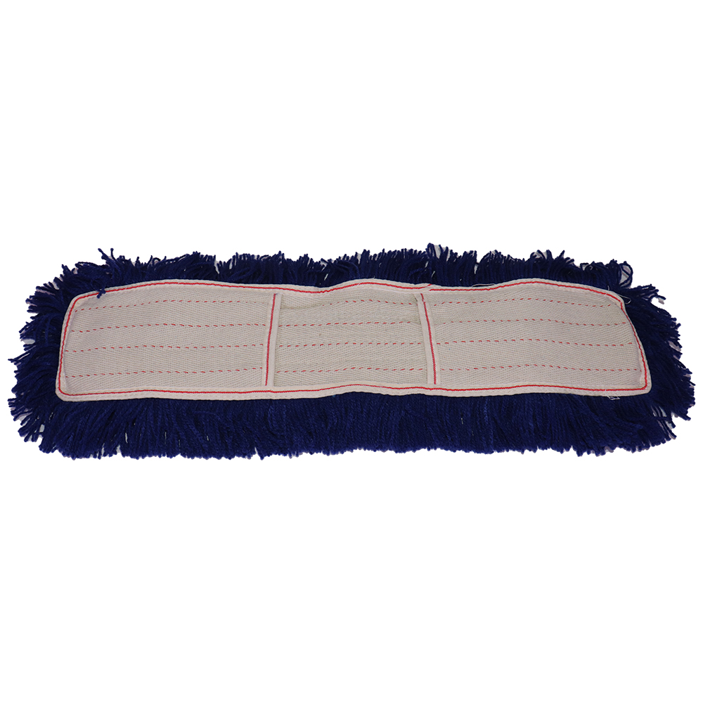 Janitorial Dustmop Sweeper Sleeve Blue Acrylic 60cm