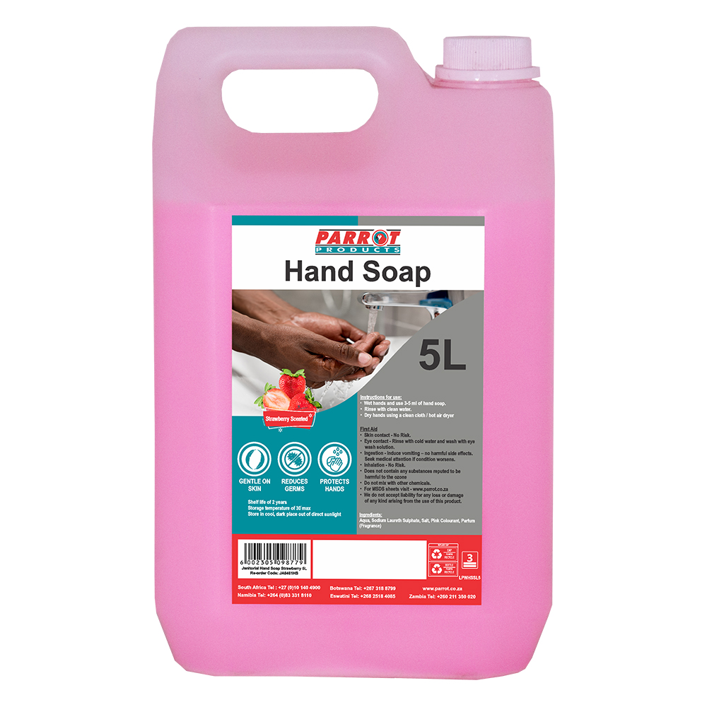 Janitorial Anti-Bacterial Hand Soap Strawberry 5 Litre