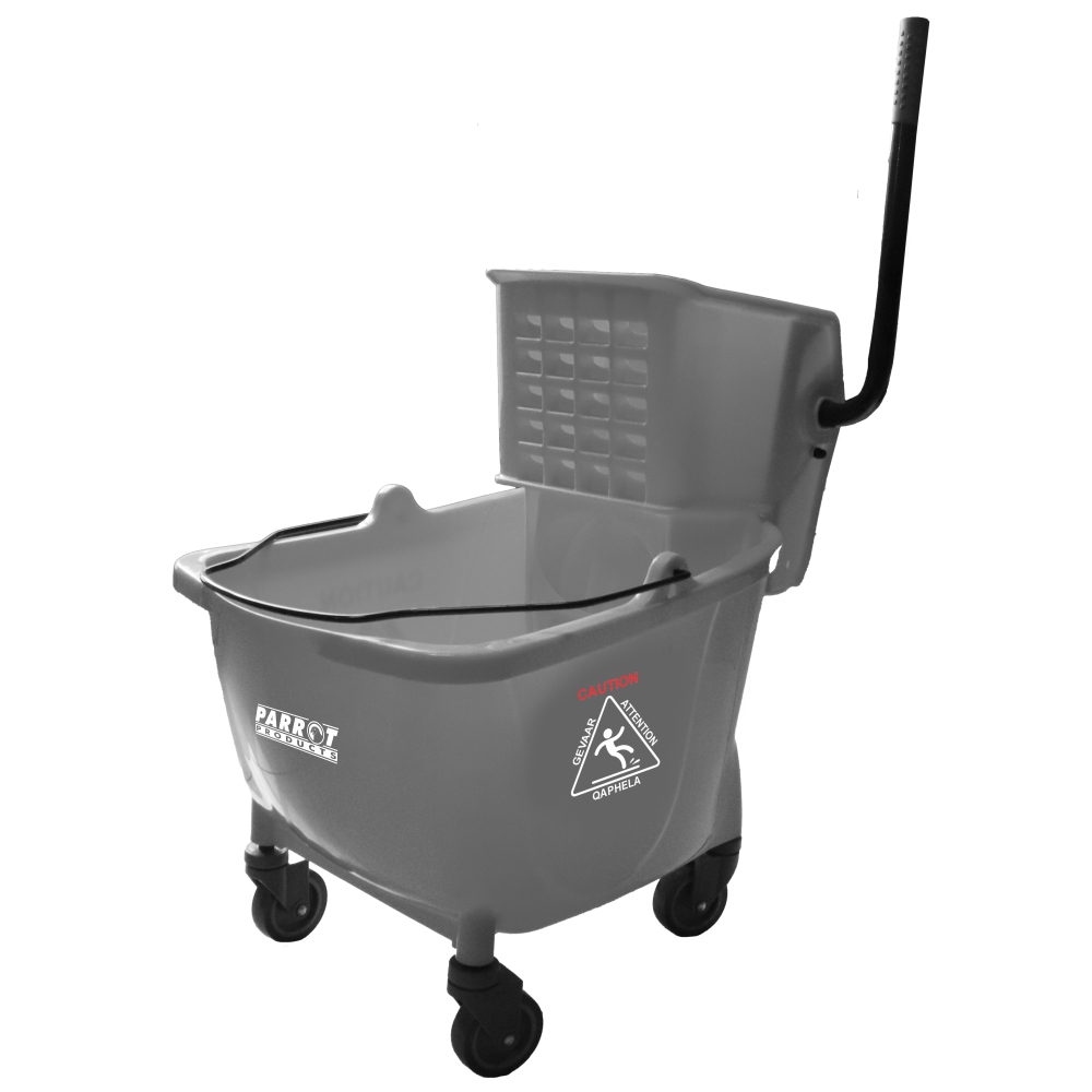 Janitorial Mop Wringer Trolley 34L – Commercial Cleaning Bucket