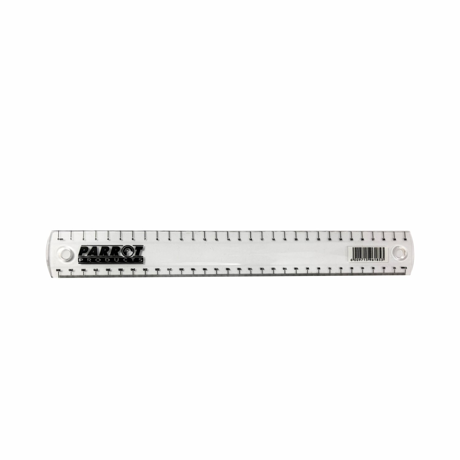 Plastic Ruler 30cm – Clear Metric Measuring Ruler