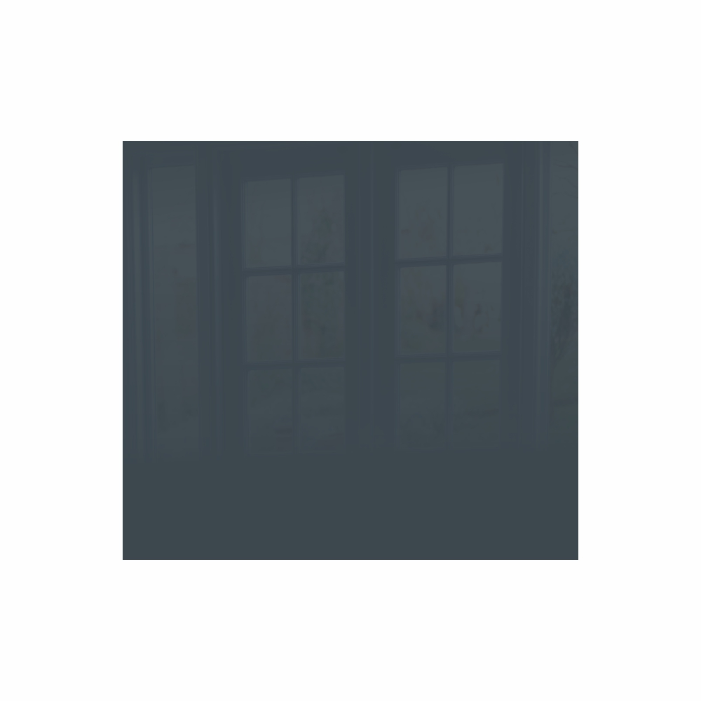 Decorative Glass Wall Tile (598 X 650 X 6mm) Grey Blue