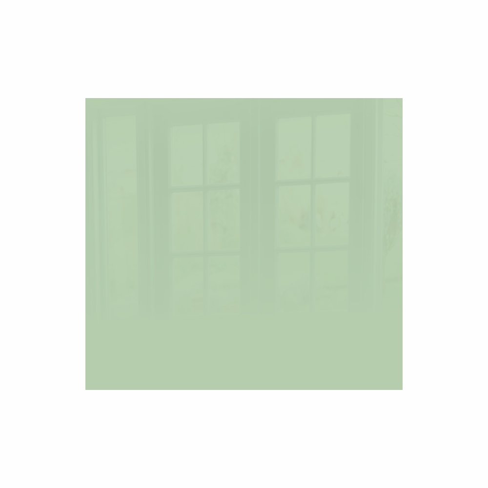 Decorative Glass Wall Tile (598 X 650 X 6mm) Pastel Green
