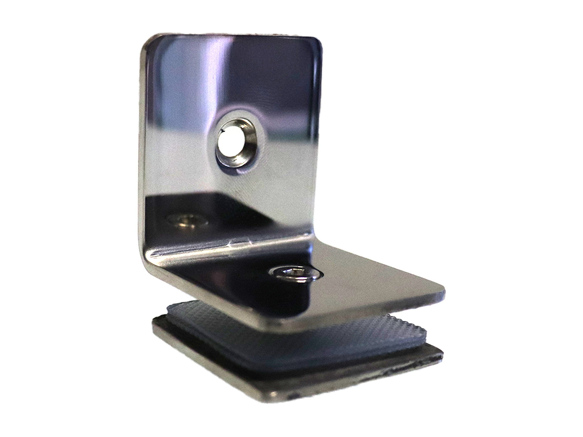 Parrot Shower Panel Glass Clamp Mirror Finish