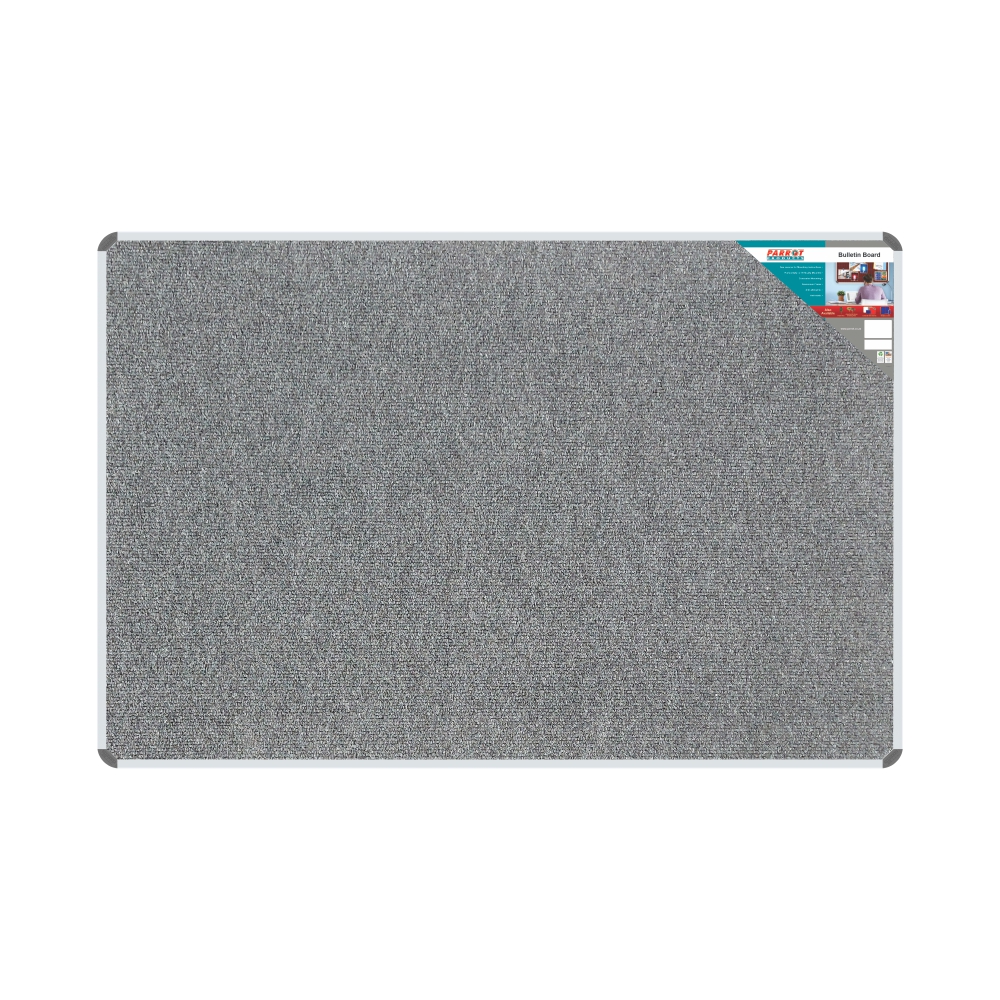 Bulletin Board Ribbed Aluminium Frame (1800x1200mm - Laurel)