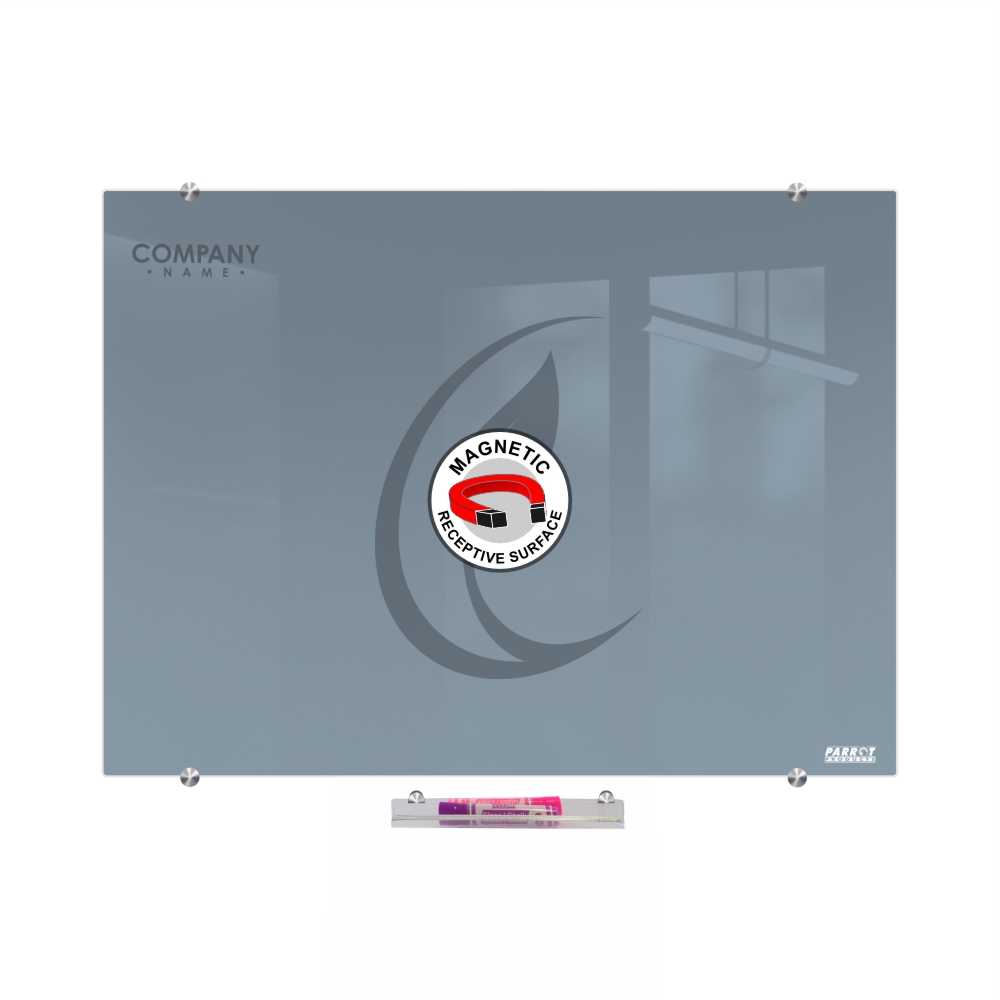 Glass Board Designer Series Magnetic Custom Printed (1200x1200mm)