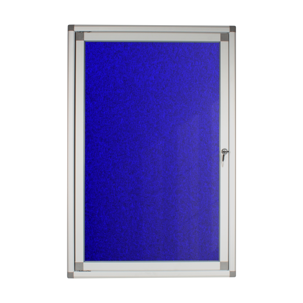 Hinged Pinning Display Case (900*600mm, Royal Blue)