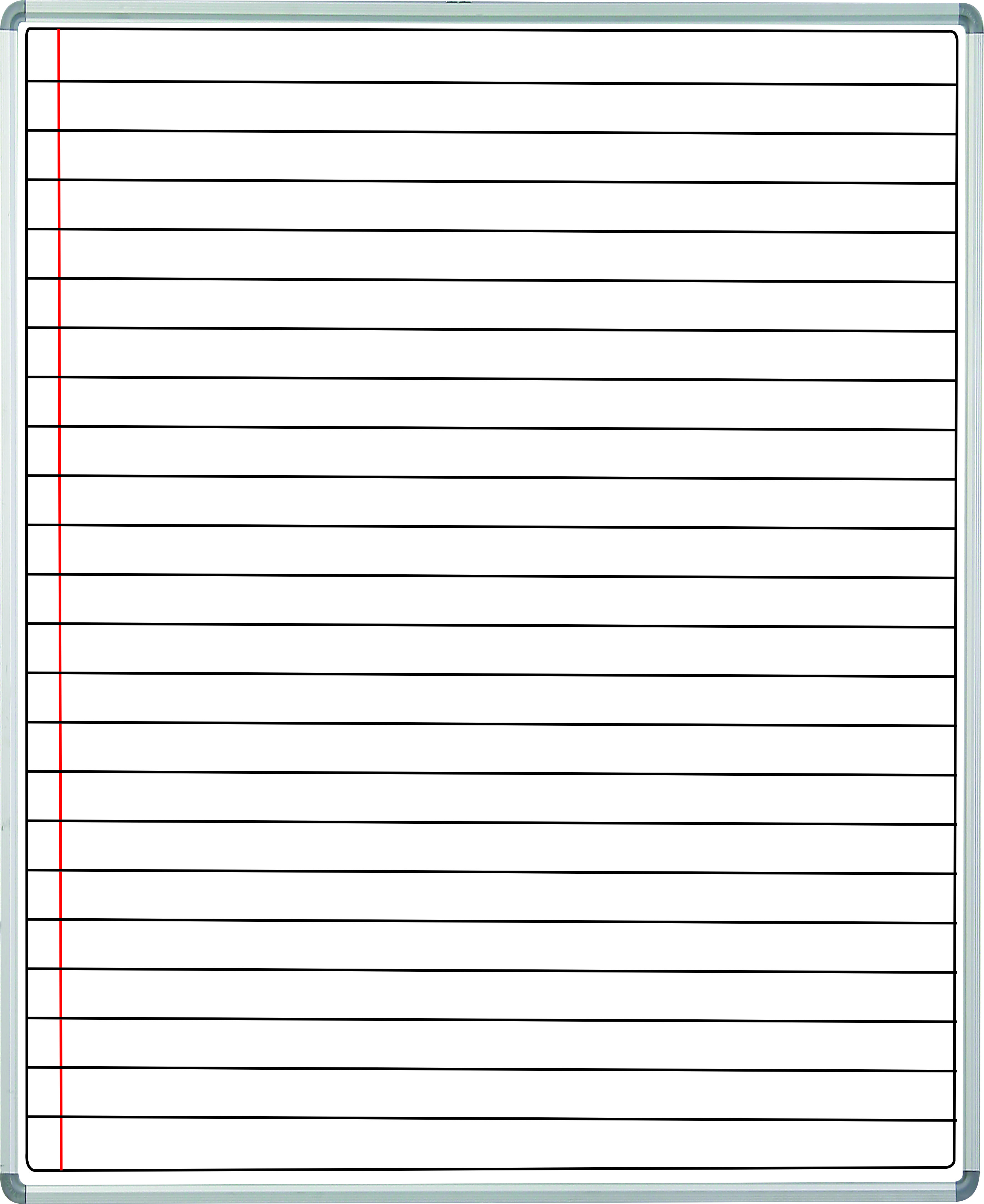 Educational Board Magnetic Whiteboard (1220*920 - White Lines - Side Panel - Option A)