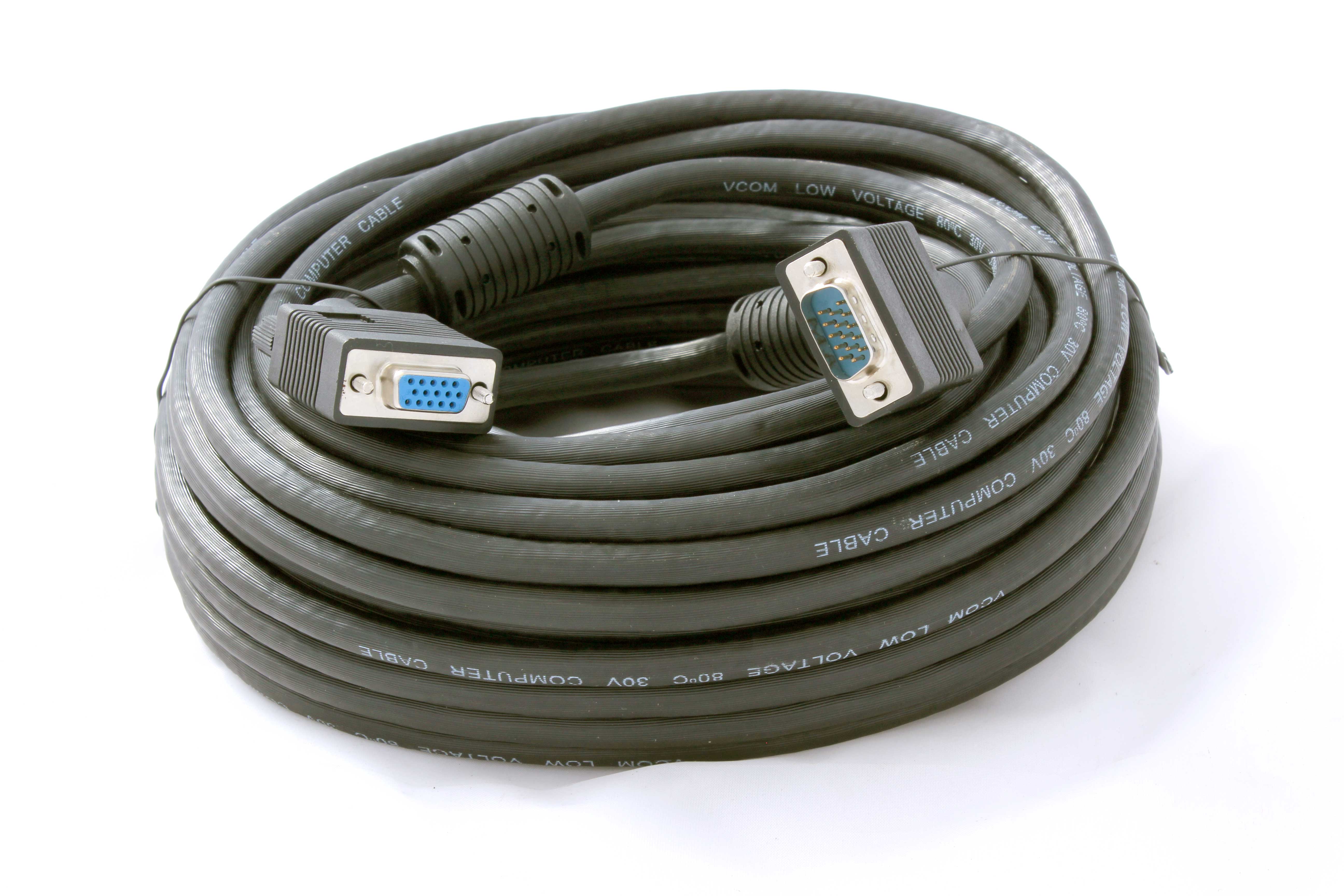Cable - 15 Pin Male To Female VGA (20M)
