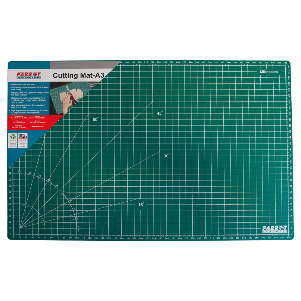 Parrot Self Healing Cutting Mat A3