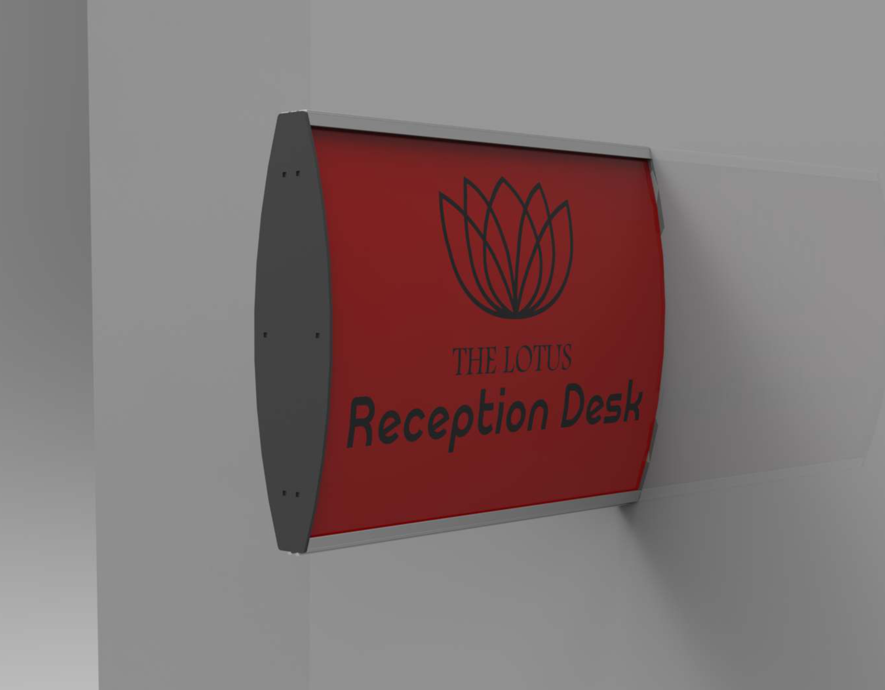 Sign Frame (420*300mm, Double Sided, Wall Mounted)