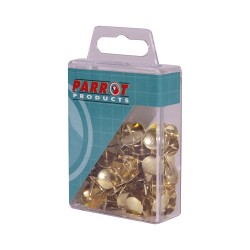 Drawing Pins Brass (Boxed Pack 100)
