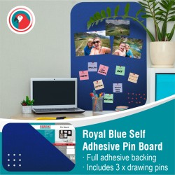 Adhesive Pin Board (No Frame, 900*600mm, Blue)