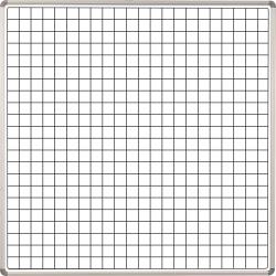 Educational Board Magnetic Whiteboard (1220*1220, White Squares. Side ...