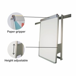 Easy Rail Flipchart Non Magnetic 1000*640mm