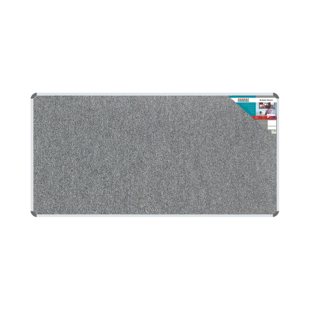 Bulletin Board Ribbed Aluminium Frame (1800x900mm - Laurel)