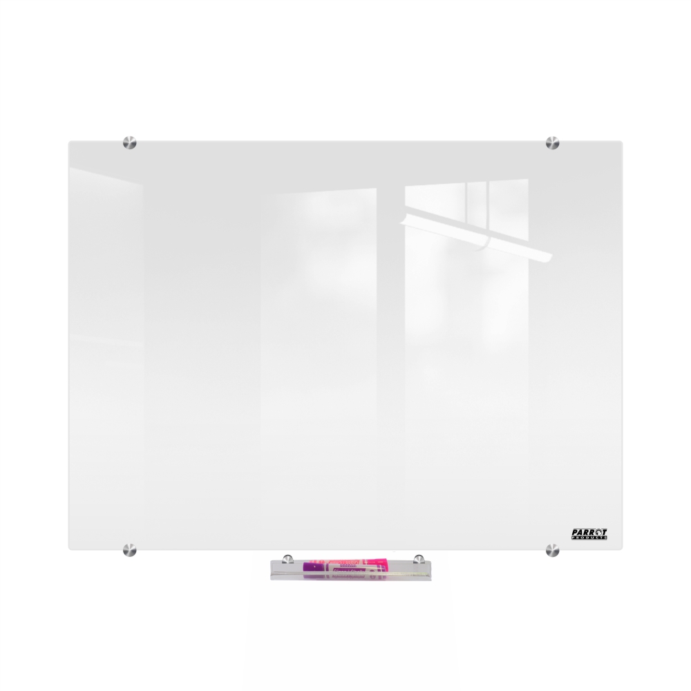 Glass Whiteboard Non-Magnetic (1200x900mm)