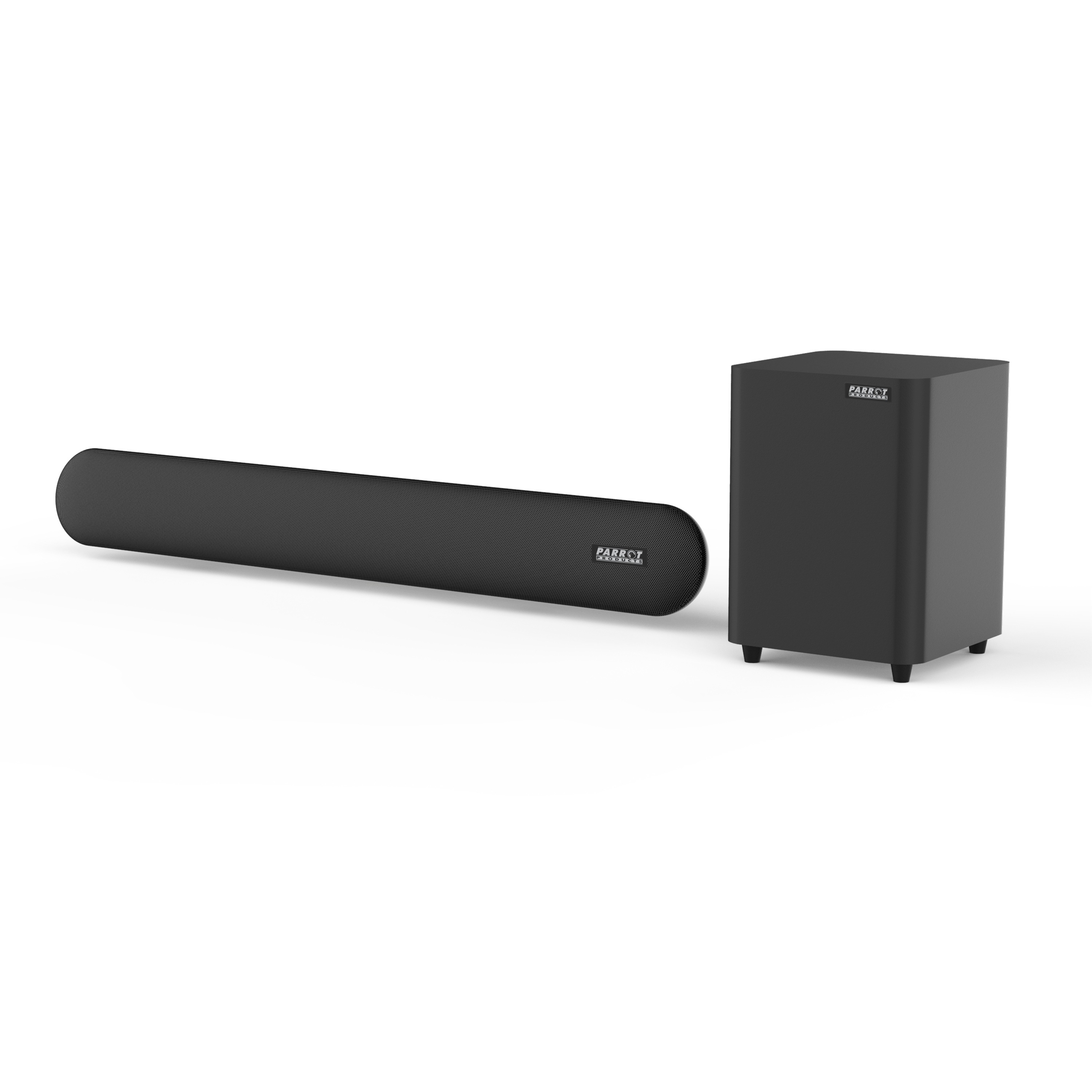 Parrot Speaker Sound Bar + 5.25 Inch Wireless Sub Incl Wall Bracket