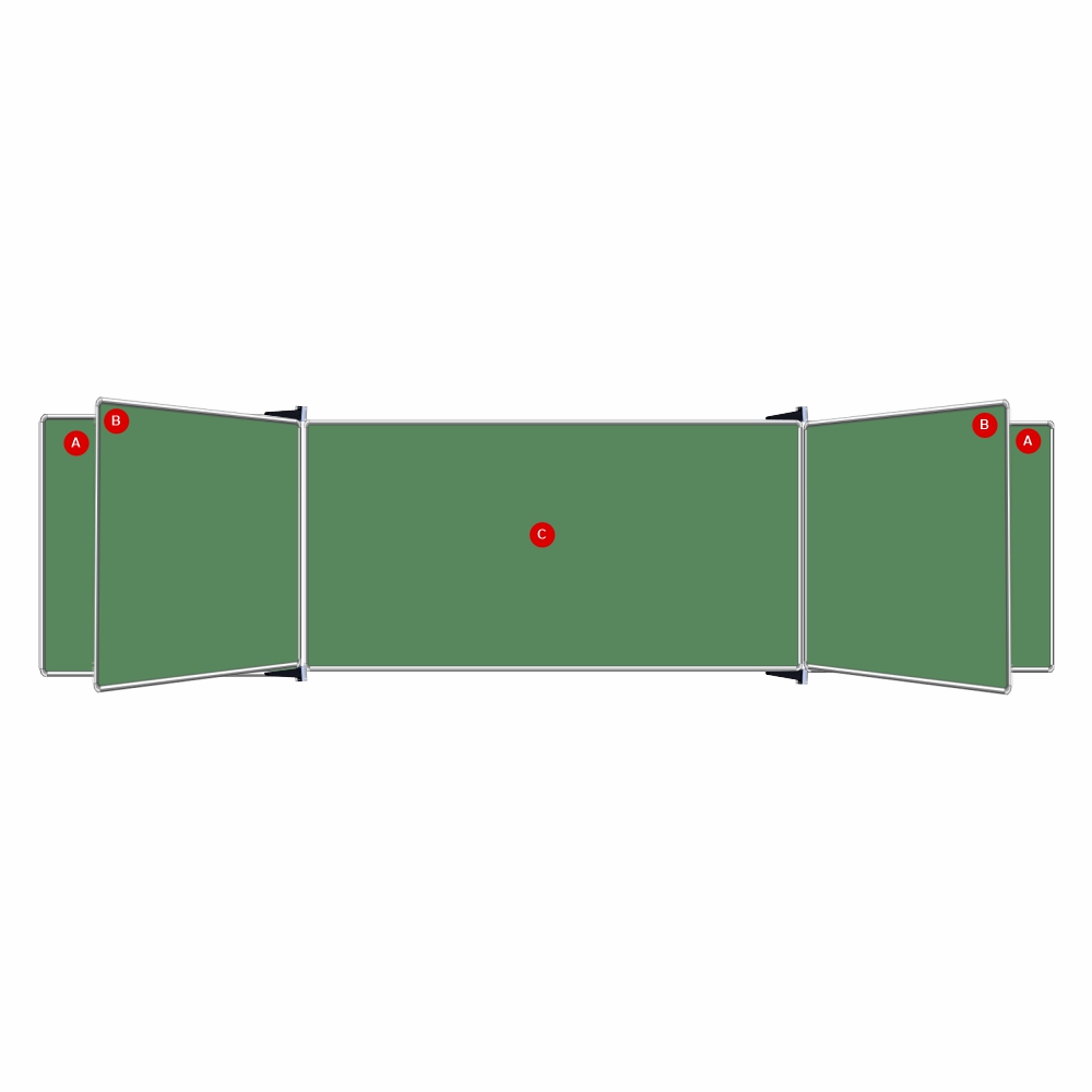 Educational Board Magnetic Chalkboard (1220*920 - Side Panel - Option A)