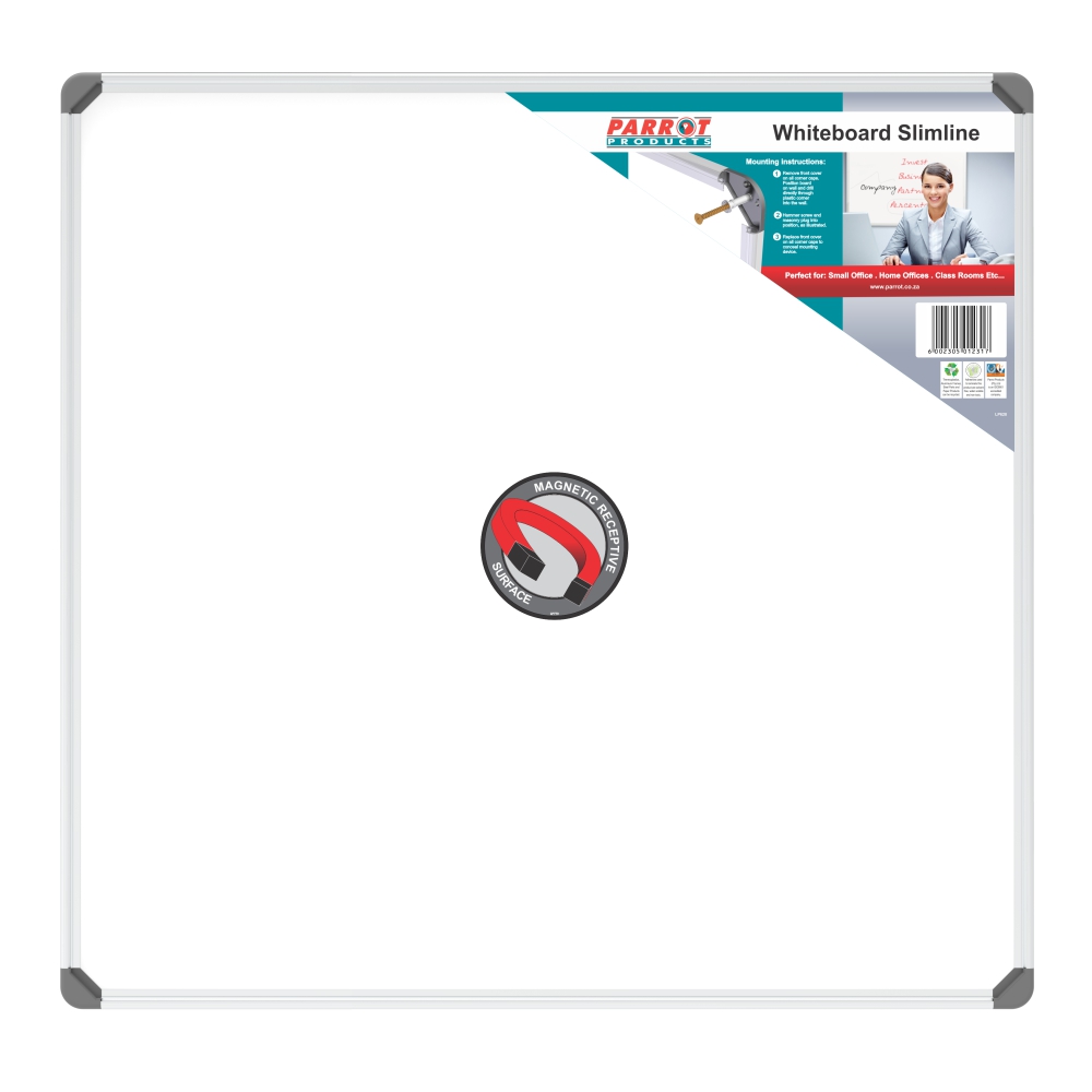 Slimline Magnetic Whiteboard (900*900mm)