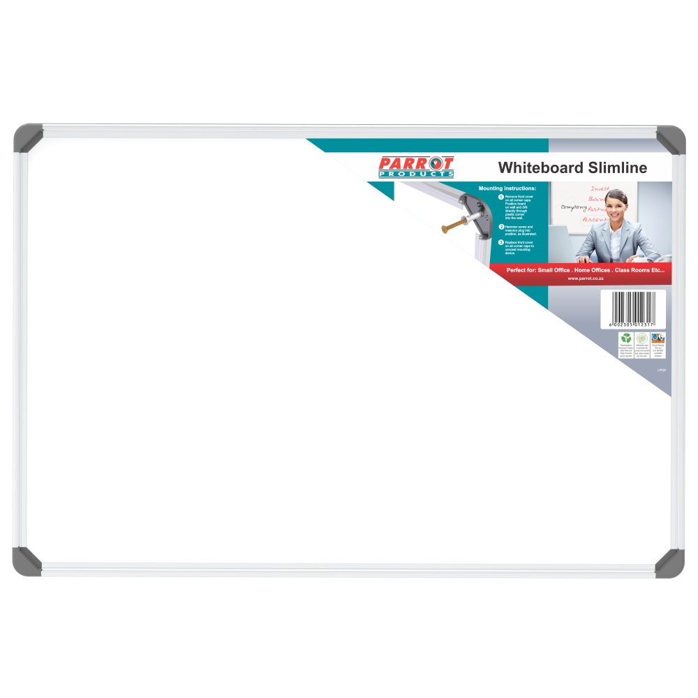 Slimline Non-Magnetic Whiteboard (900*600mm)