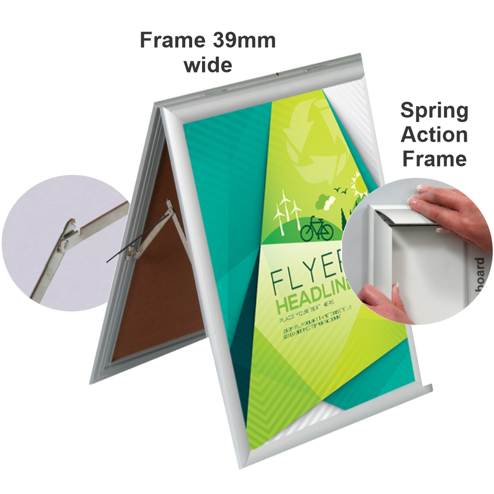 A-Frame Poster Frame (Sandwich A1)