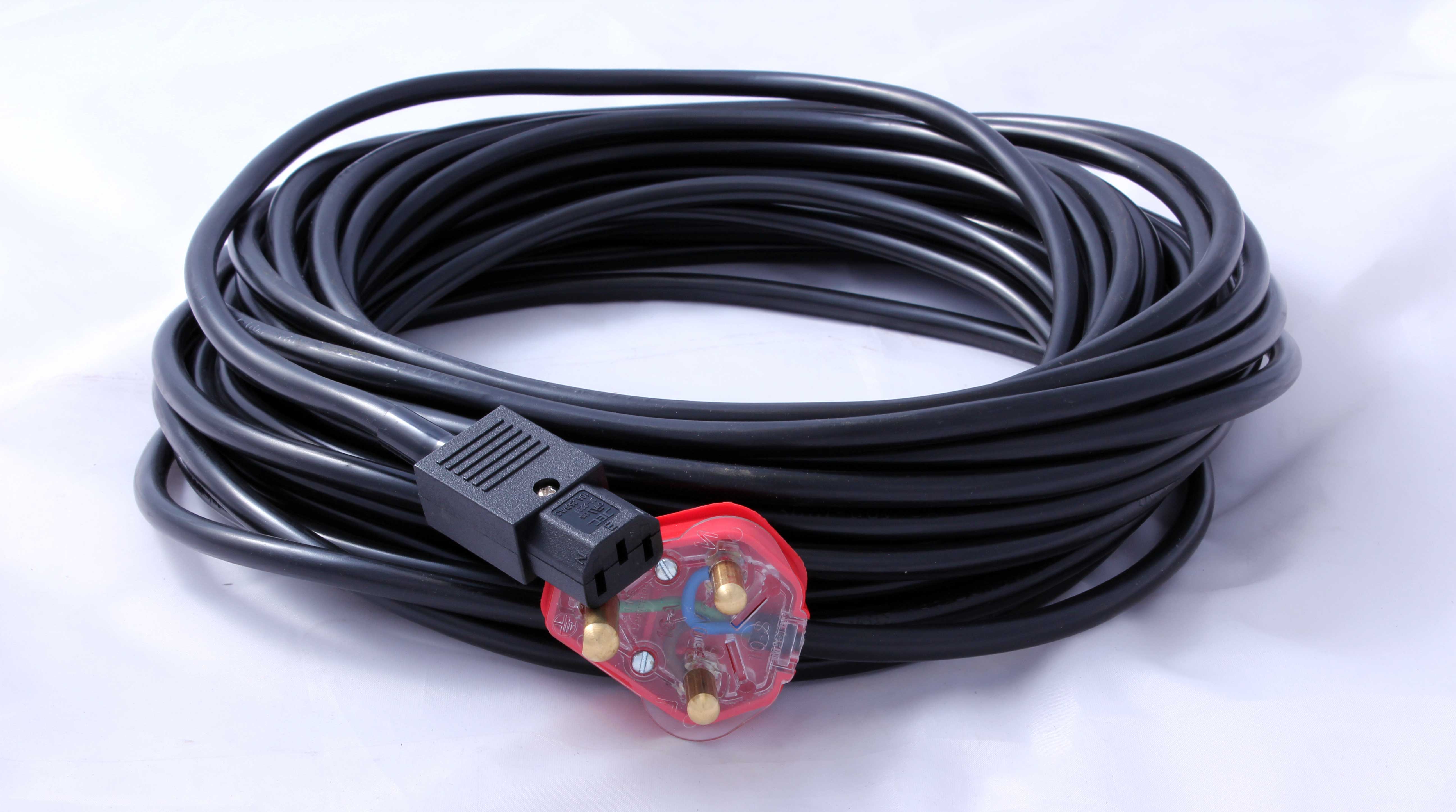 Power Cable IEC To 3 Pin (10M)