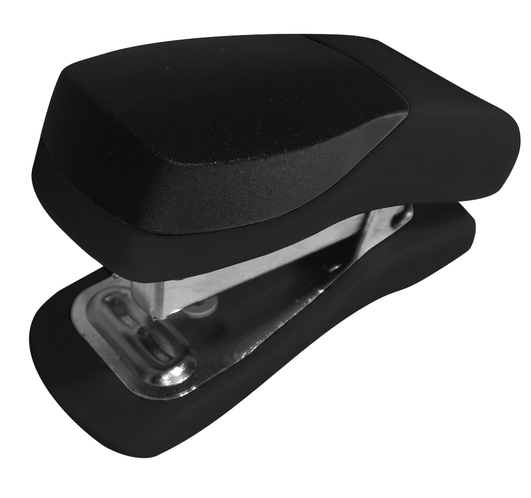 Single Mini Black Plastic Stapler
