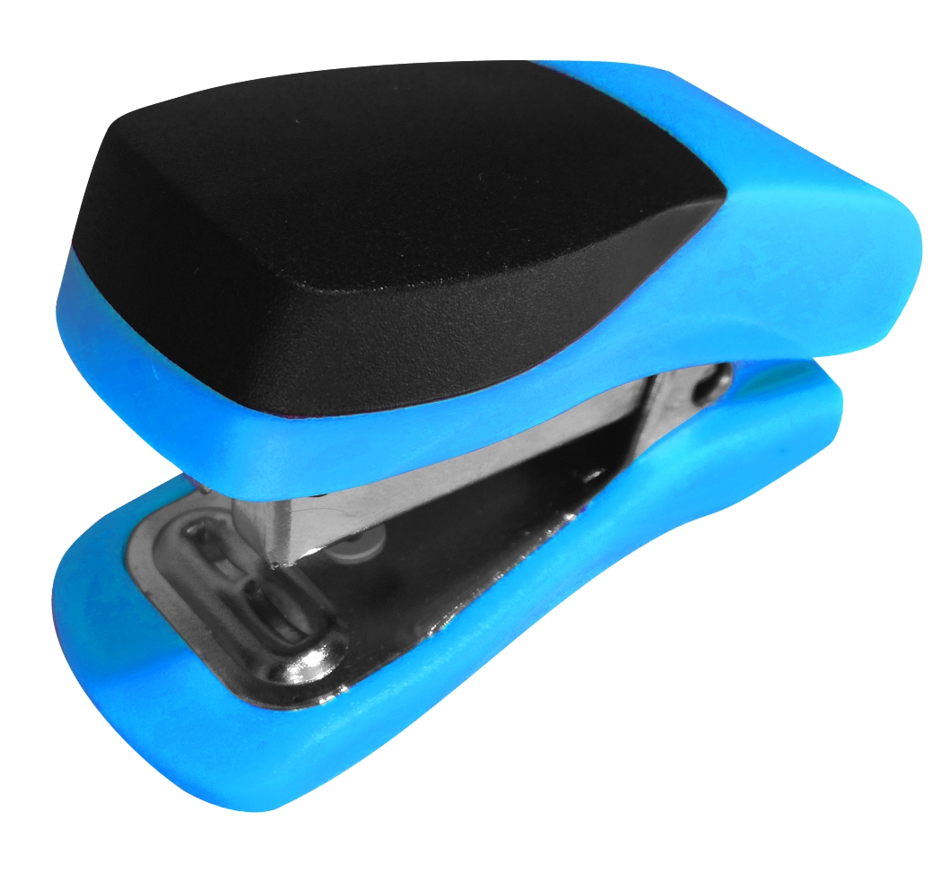 Single Mini Blue Plastic Stapler