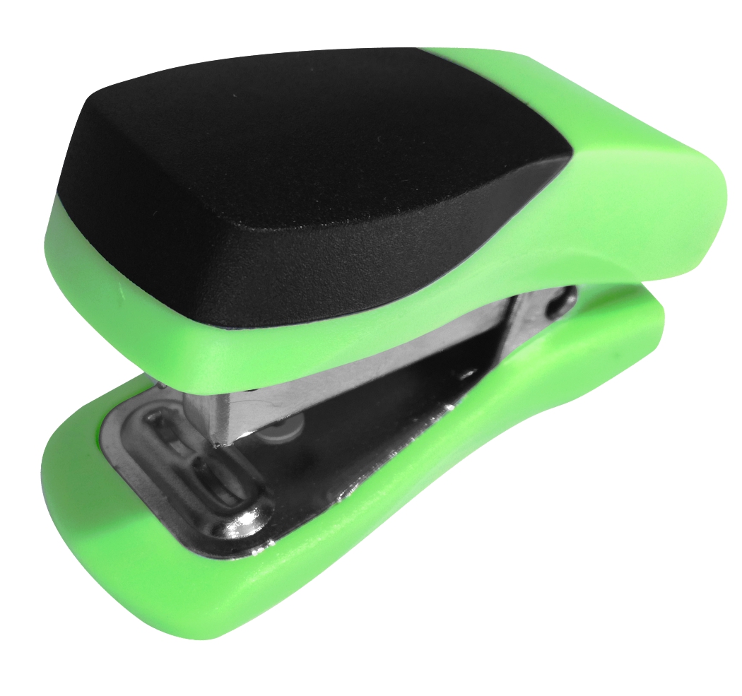 Single Mini Green Plastic Stapler